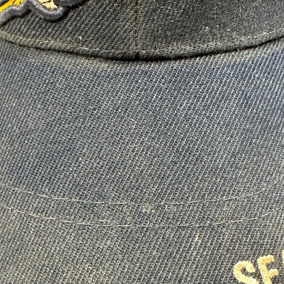 U.S. Navy Seabees "Can Do" Embroidered Adj Baseball Cap Navy Blue Cotton Blend - Picture 10 of 12